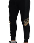 Dolce & Gabbana Elegant Black Jogger Pants for the Modern Man