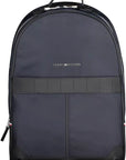 Tommy Hilfiger Blue Polyester Men Backpack