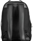Tommy Hilfiger Black Polyethylene Men Backpack
