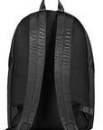 Tommy Hilfiger Black Polyester Men Backpack