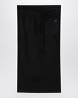 Courreges Courreges Courrèges Black midi skirt with draping