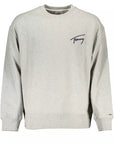 Tommy Hilfiger Gray Cotton Men Sweater
