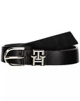 Tommy Hilfiger Black Leather Women Belt
