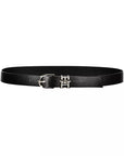 Tommy Hilfiger Black Leather Women Belt