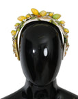 Dolce & Gabbana Sicilian Lemon Crystal Diadem Tiara