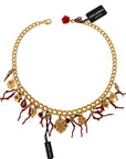 Dolce & Gabbana Opulent Multicolor Crystal Statement Necklace
