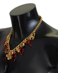 Dolce & Gabbana Opulent Multicolor Crystal Statement Necklace