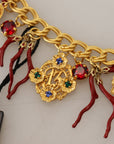 Dolce & Gabbana Opulent Multicolor Crystal Statement Necklace