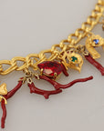 Dolce & Gabbana Opulent Multicolor Crystal Statement Necklace