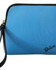 Dolce & Gabbana Elegant Blue Polyamide Pouch Bag