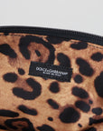 Dolce & Gabbana Elegant Blue Polyamide Pouch Bag