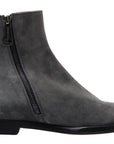 Dolce & Gabbana Elegant Gray Chelsea Leather Boots