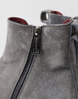 Dolce & Gabbana Elegant Gray Chelsea Leather Boots