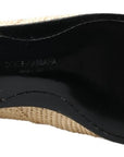 Dolce & Gabbana Chic Beige Derby Lace-Up Casual Men's Shoes