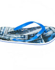 Just Cavalli Light Blue PVC Men Sandal