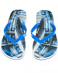 Just Cavalli Light Blue PVC Men Sandal
