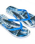 Just Cavalli Light Blue PVC Men Sandal