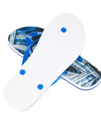 Just Cavalli Light Blue PVC Men Sandal