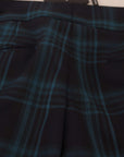 Dolce & Gabbana Elegant Plaid Wool Dress Pants