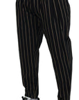 Dolce & Gabbana Elegant Striped Chino Tapered Pants