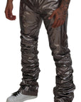 Dolce & Gabbana Metallic Silver Casual Pants