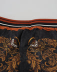 Dolce & Gabbana Baroque Crown Silk Sweatpants