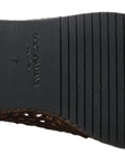 Dolce & Gabbana Elegant Leather Slipper Loafers in Brown