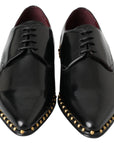 Dolce & Gabbana Elegant Studded Derby Formal Shoes