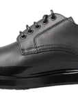 Dolce & Gabbana Elegant Derby Lace-Up Leather Shoes in Black