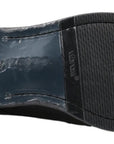 Dolce & Gabbana Equisite Black Lace-Up Leather Boots