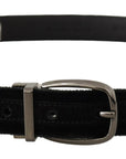 Dolce & Gabbana Elegant Black Velvet Designer Belt