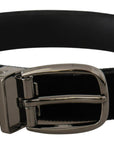 Dolce & Gabbana Elegant Black Velvet Designer Belt