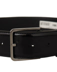 Dolce & Gabbana Elegant Black Leather Belt