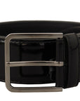 Dolce & Gabbana Elegant Black Leather Belt