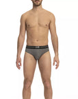 Cavalli Class Gray Cotton Men Underwear Pack