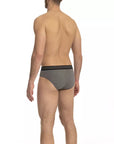 Cavalli Class Gray Cotton Men Underwear Pack