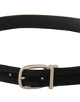 Dolce & Gabbana Elegant Engraved Buckle Leather Belt