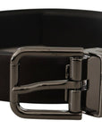 Dolce & Gabbana Elegant Dark Brown Leather Belt