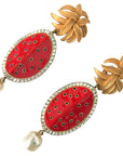 Dolce & Gabbana Radiant Red Watermelon Clip-On Earrings