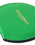 Dolce & Gabbana Elegant Calfskin Leather Mirror Holder