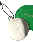 Dolce & Gabbana Elegant Calfskin Leather Mirror Holder