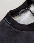 Dolce & Gabbana Elegant Dark Gray Crew Neck Sweater