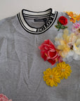 Dolce & Gabbana Chic Embellished Crew Neck Pullover Sweater