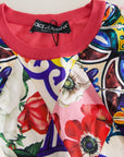 Dolce & Gabbana Elegant Cashmere-Silk Blend Crew Neck Top