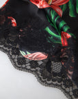 Dolce & Gabbana Anthurium Print Silk Camisole Top