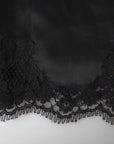 Dolce & Gabbana Sultry Black Silk Camisole Top