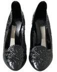 Dolce & Gabbana Elegant Black Crystal Cinderella Pumps