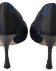 Dolce & Gabbana Elegant Blue Crystal Embellished Pumps