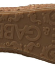 Dolce & Gabbana Golden Elegance Leather Espadrilles