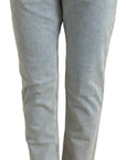 Dolce & Gabbana Chic Mid Waist Skinny Jeans in Blue